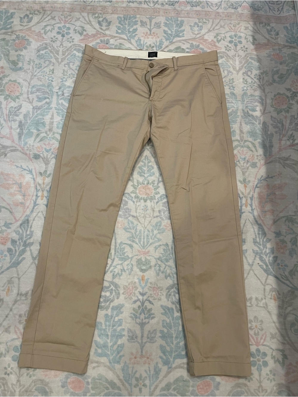 J. Crew Men's Tan Straight Chino Pants 36/32